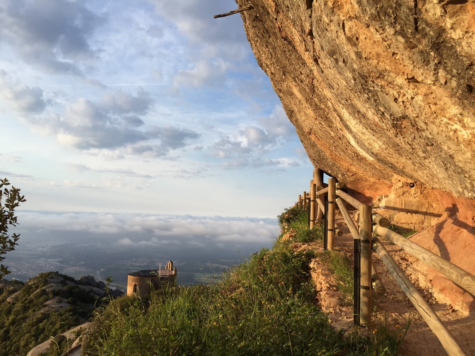 Approaching the summit