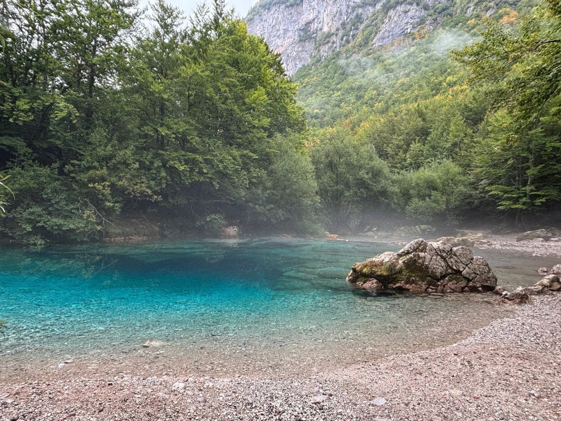 The Blue Eye spring near Vusanje