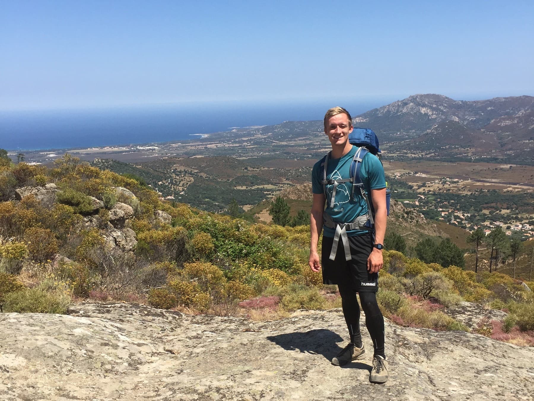 Amazing view of the Calvi bay area