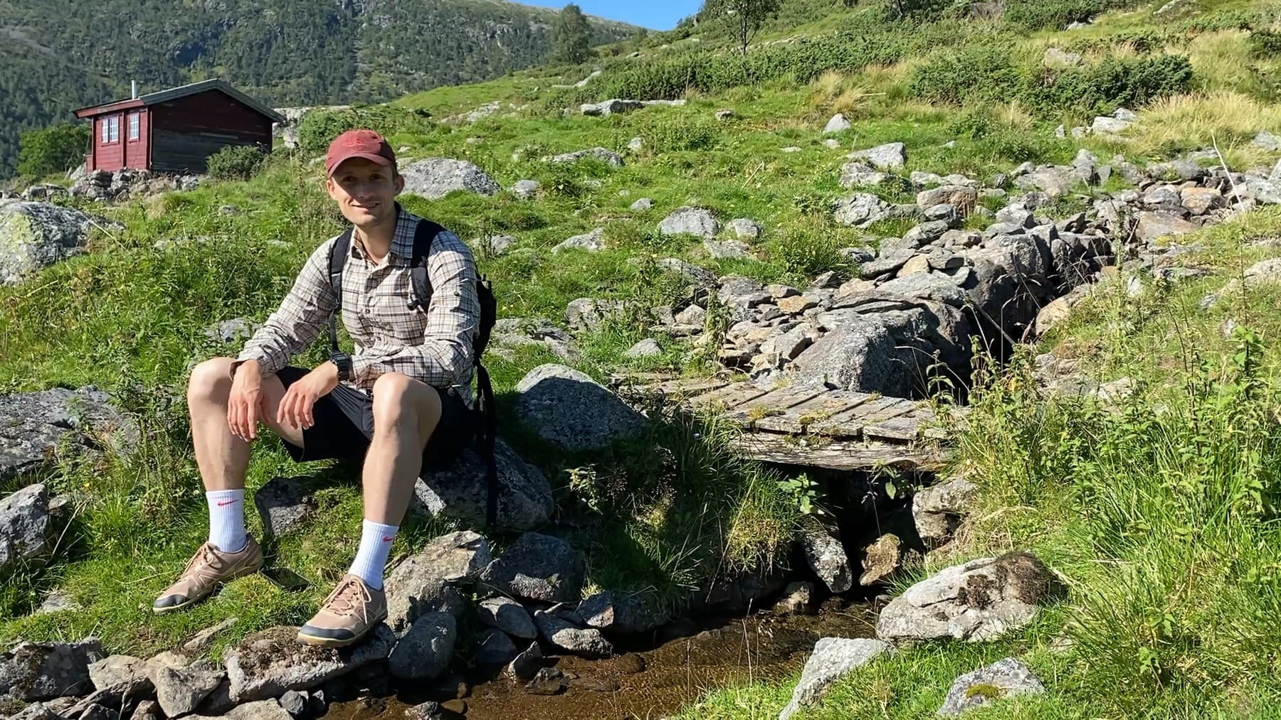 Chilling at the top